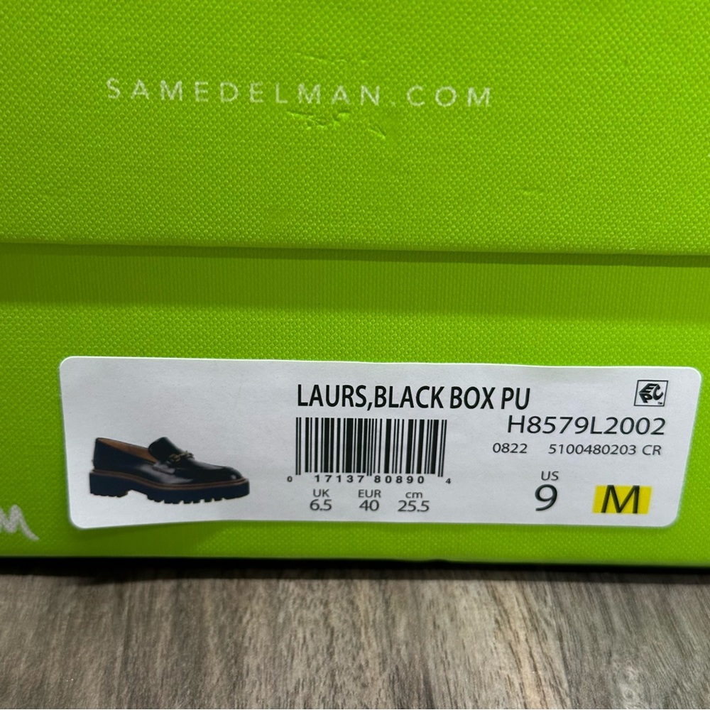 Sam Edelman Laurs Black Loafers - Picture 8 of 12